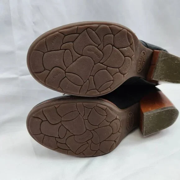 Kork Ease Helen Leather Ankle Boots Women's 6 Black Brown Lace Up Heritage Derby - Picture 14 of 14